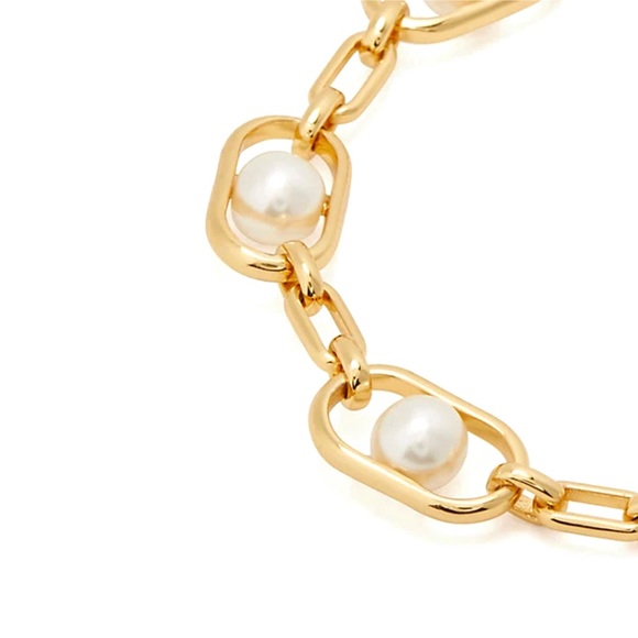 KATE SPADE • Gold Glamorous Strands Pearl Bracelet - Picture 5 of 6